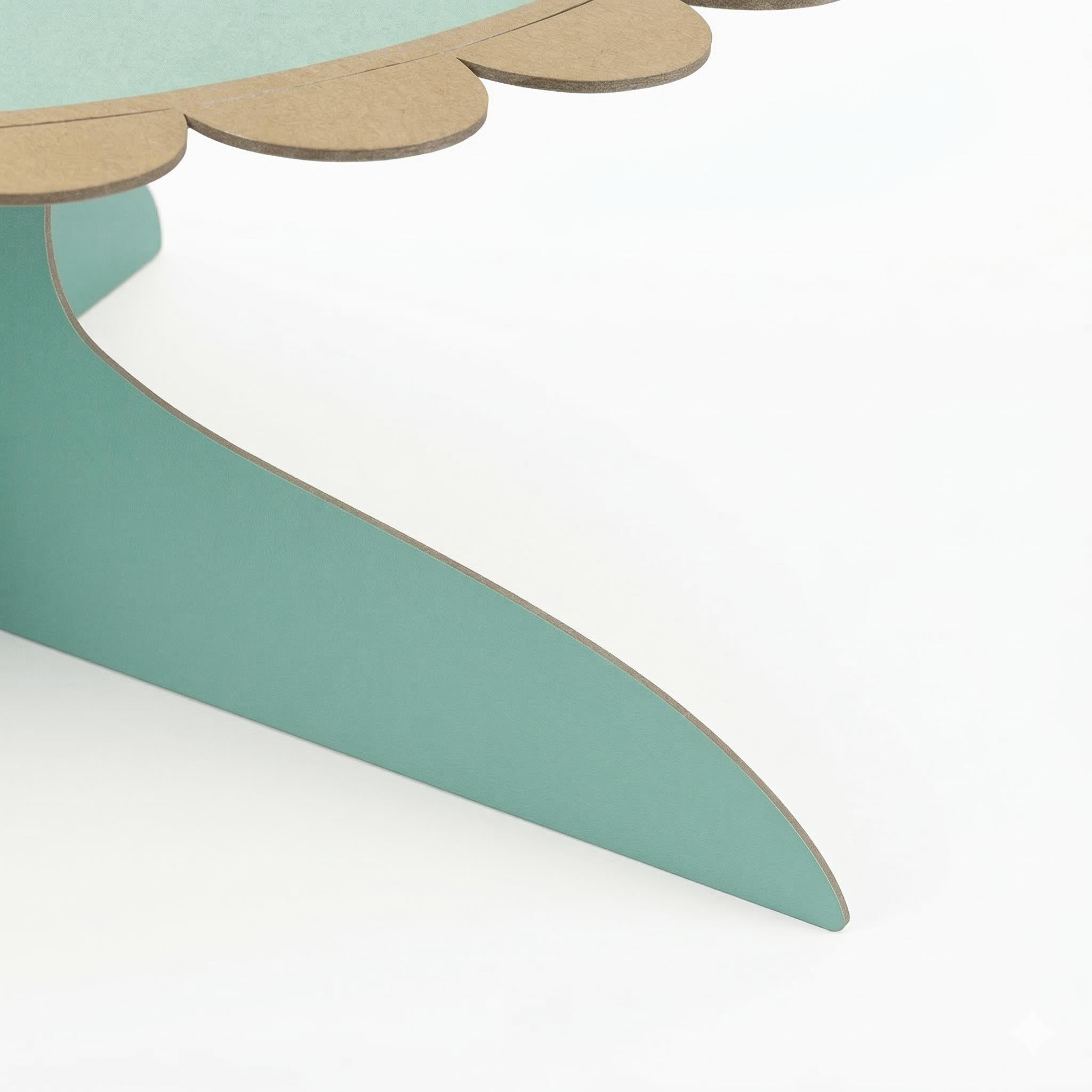 Stand para Cupcakes o Pastel color Verde/ Dorado - 1 Nivel