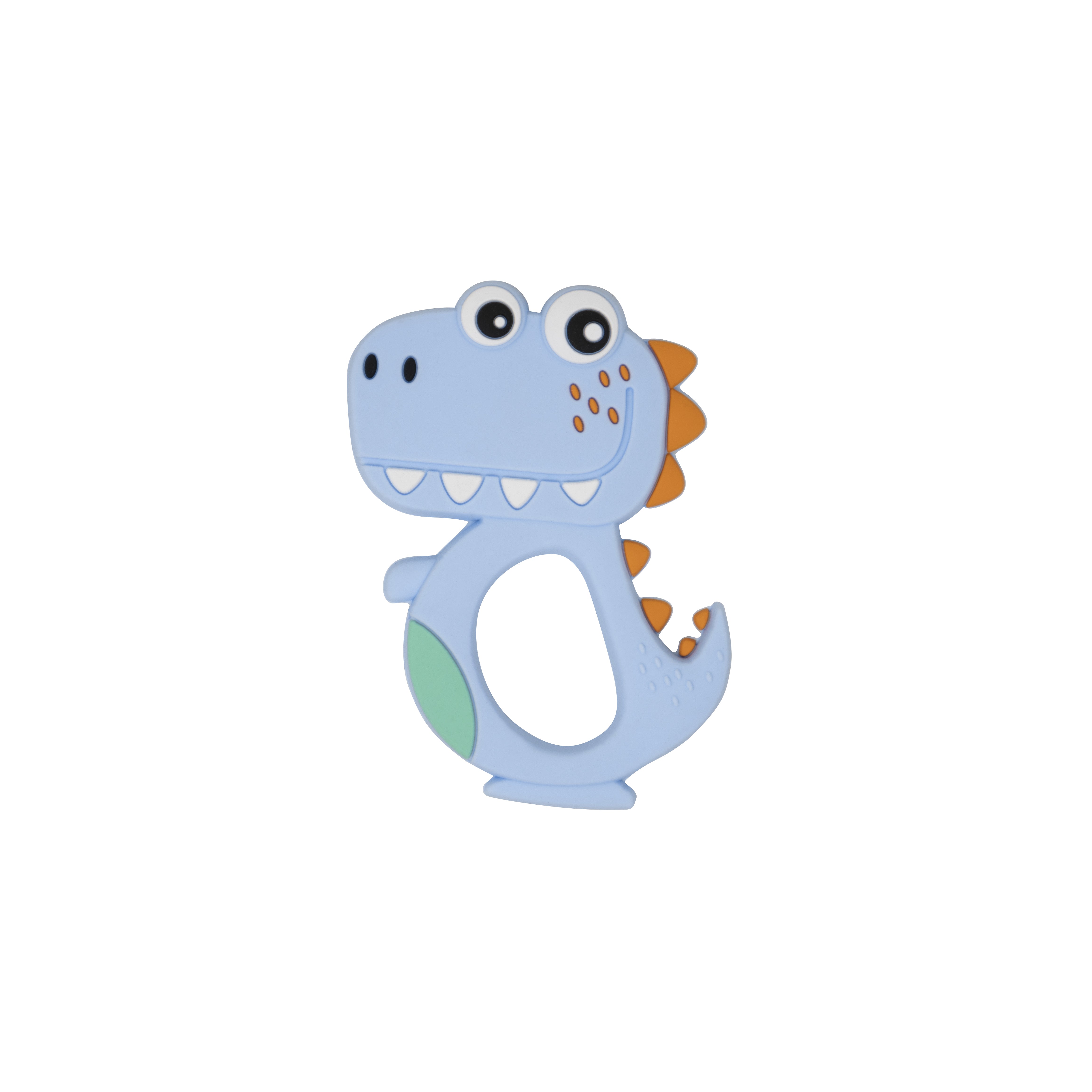 Mordedera Bebé Dinosaurio Azul de Silicona
