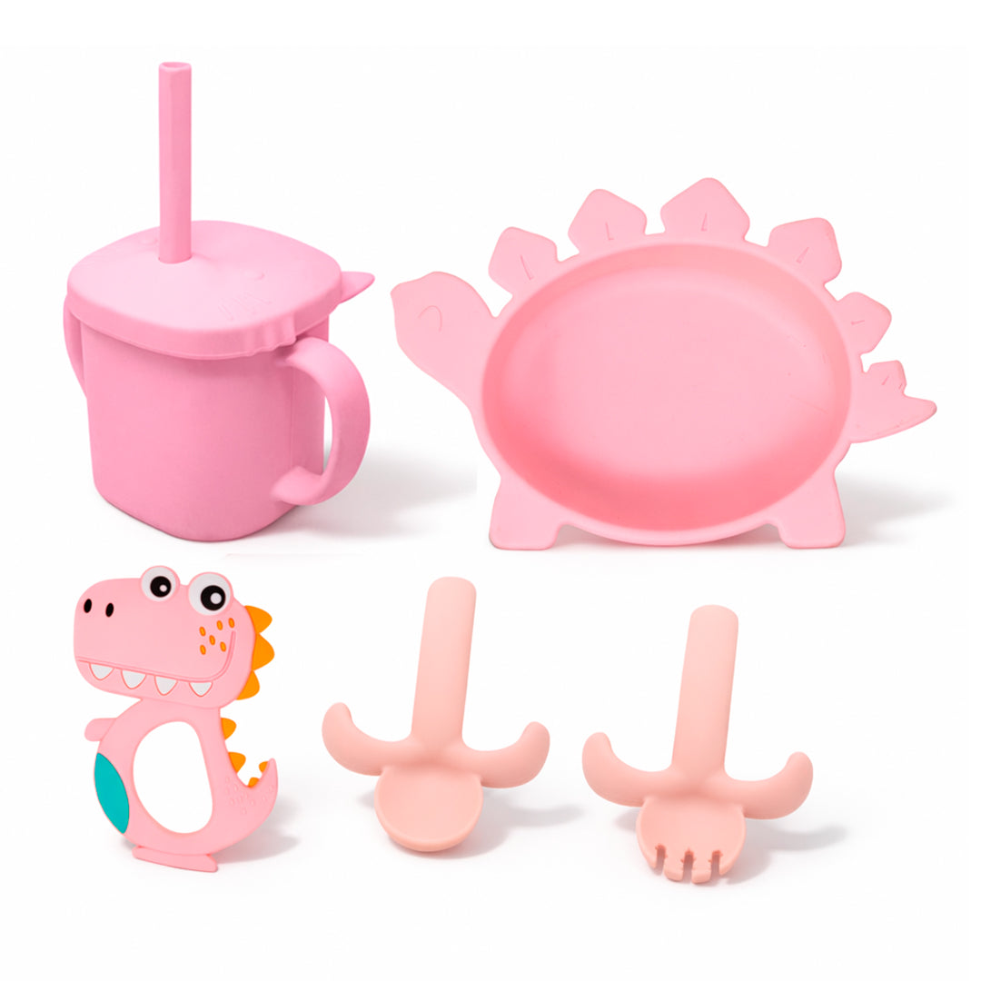 Set de Alimentación para Bebé 3 Piezas de Silicón