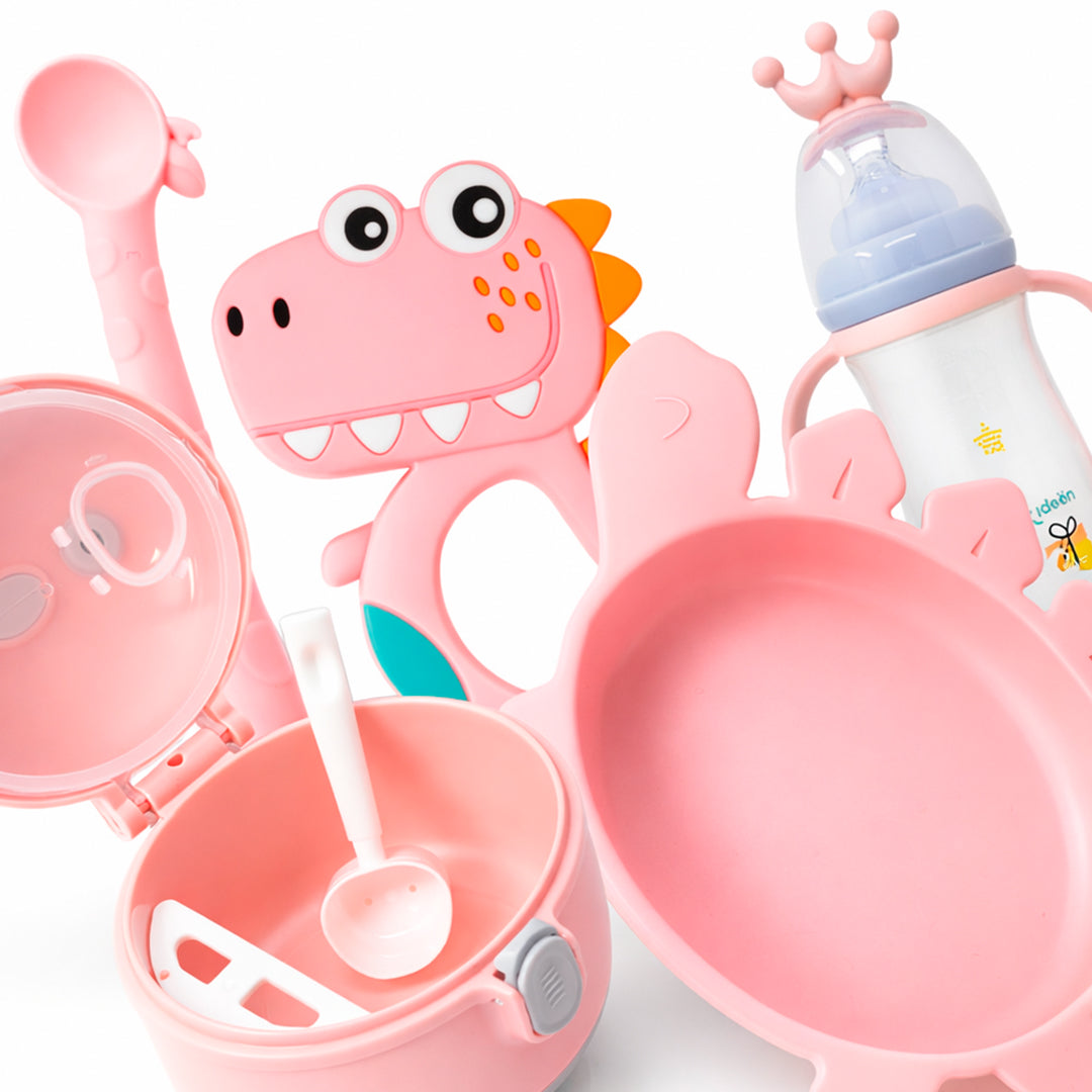 Set Completo de Alimentación Bebé 5 Piezas Silicón