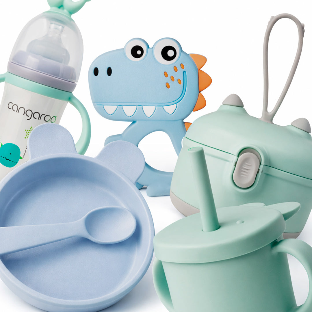 Set Completo de Alimentación Bebé 5 Piezas Silicón