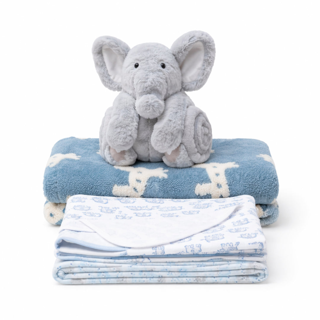 Set de Frasadas para Bebé 3 Piezas con Peluche