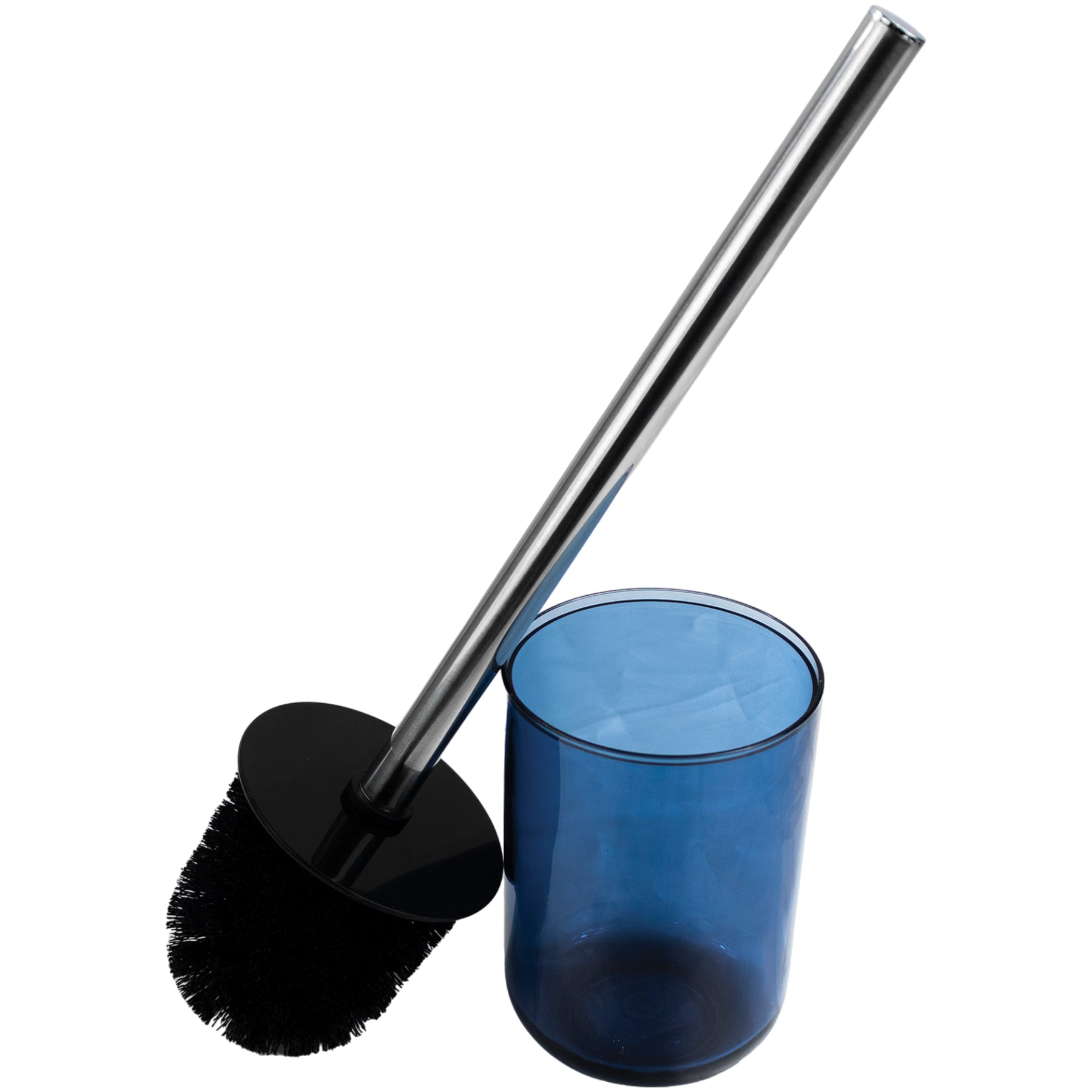 Set de Accesorios para Baño Azul Transparente - 4 Piezas
