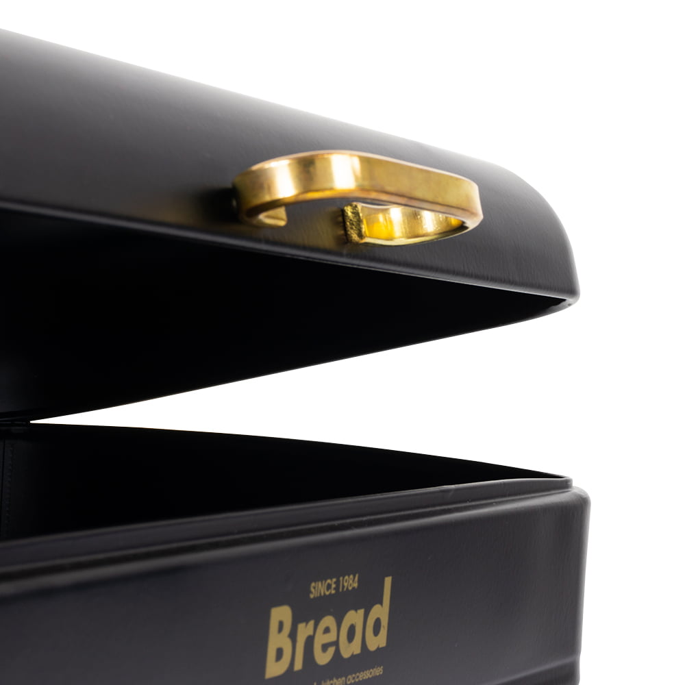 Recipiente Contenedor Metálico Negro - Panera