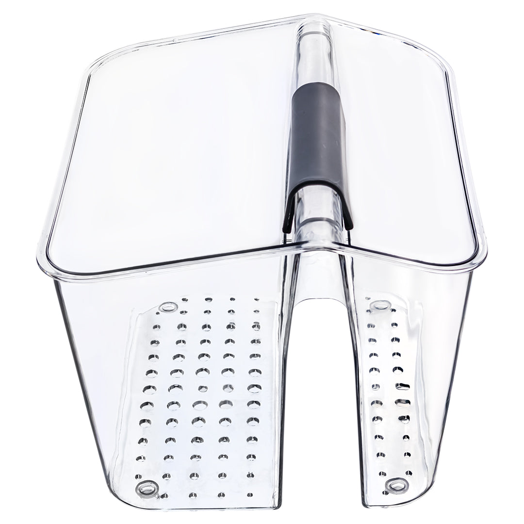 Contenedor Acrílico de 2 Divisiones