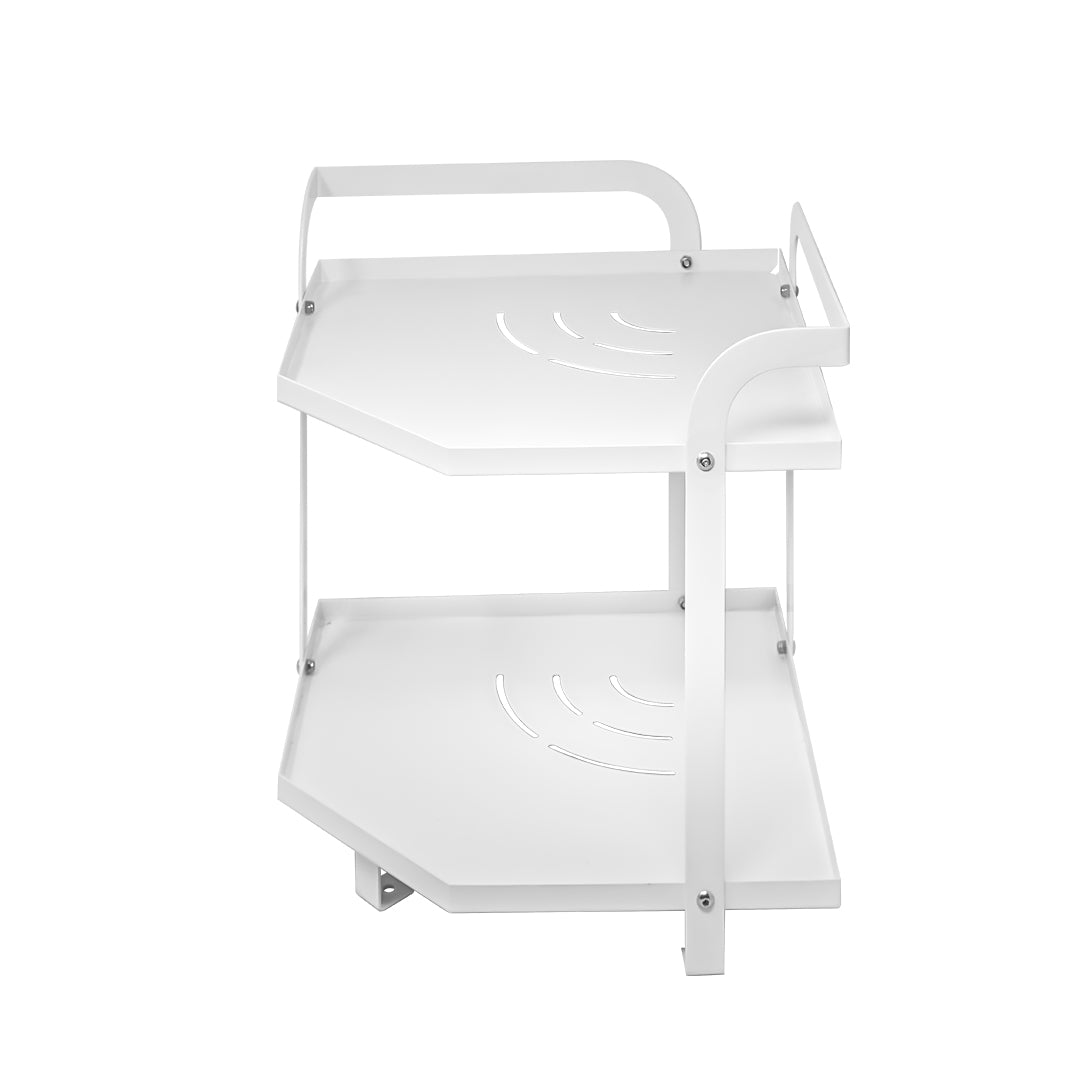 Esquinero Metálico Blanco para Cocina Un Nivel