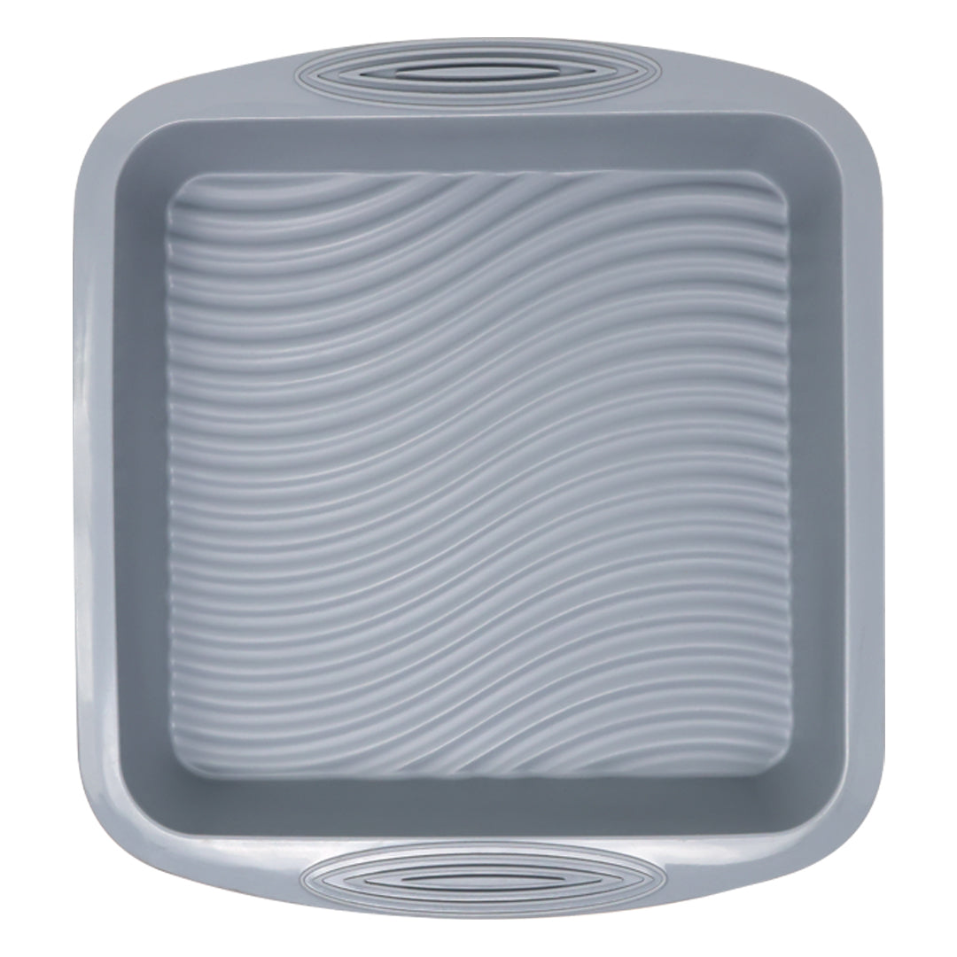 Molde Cuadrado para Pastel de Silicón - Gris
