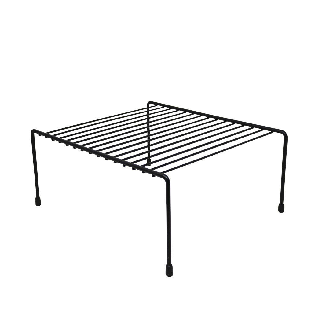 Estante Organizador Apilable de Cocina Negro