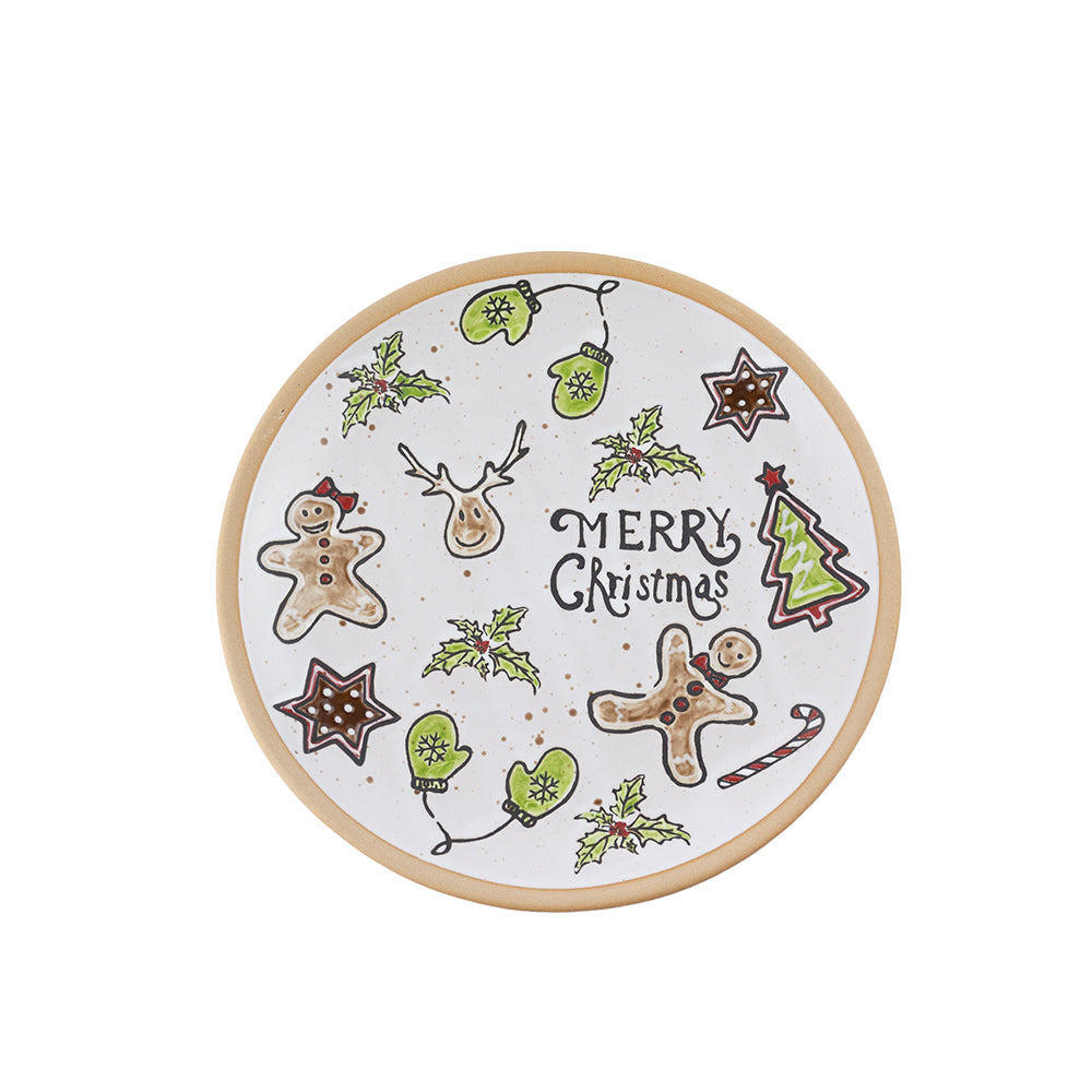 Plato de Cerámica Merry Christmas