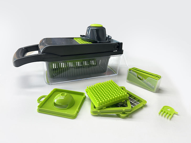 Rallador y Cortador de Verduras Multifuncional 16 en 1