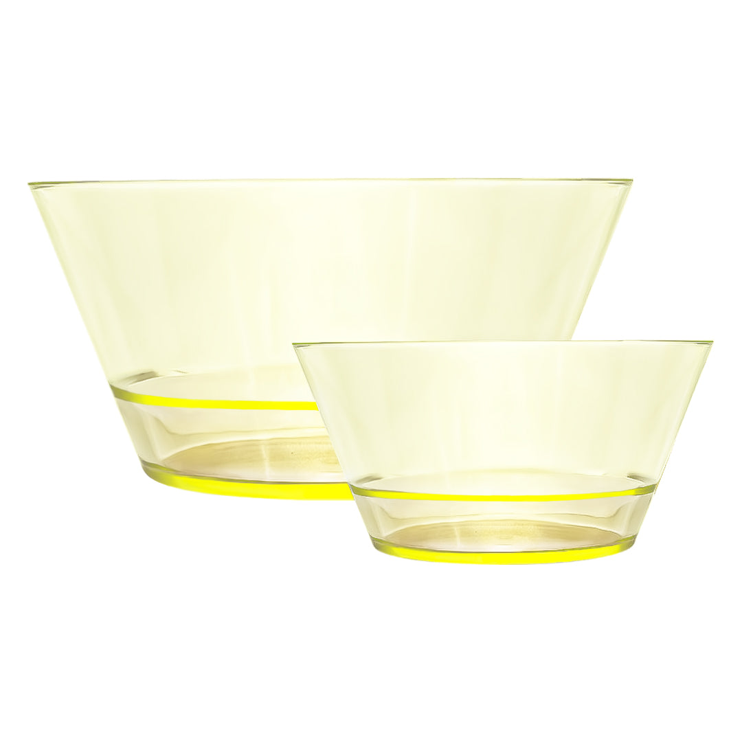 Set de Bowls de Plástico 22 y 15 cm – Varios Colores