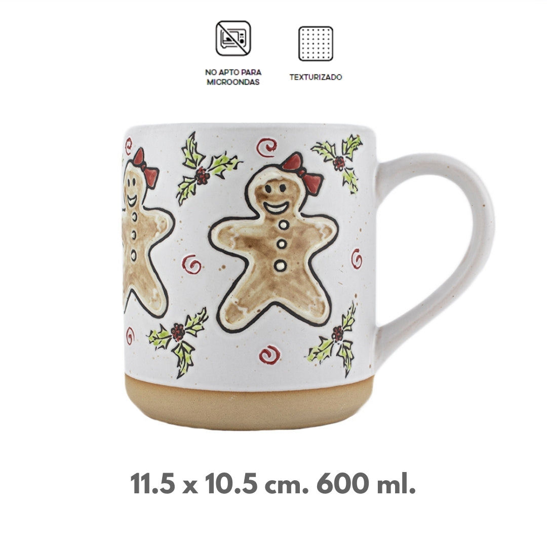 Set de Plato y Taza para 4 Personas - Merry Christmas