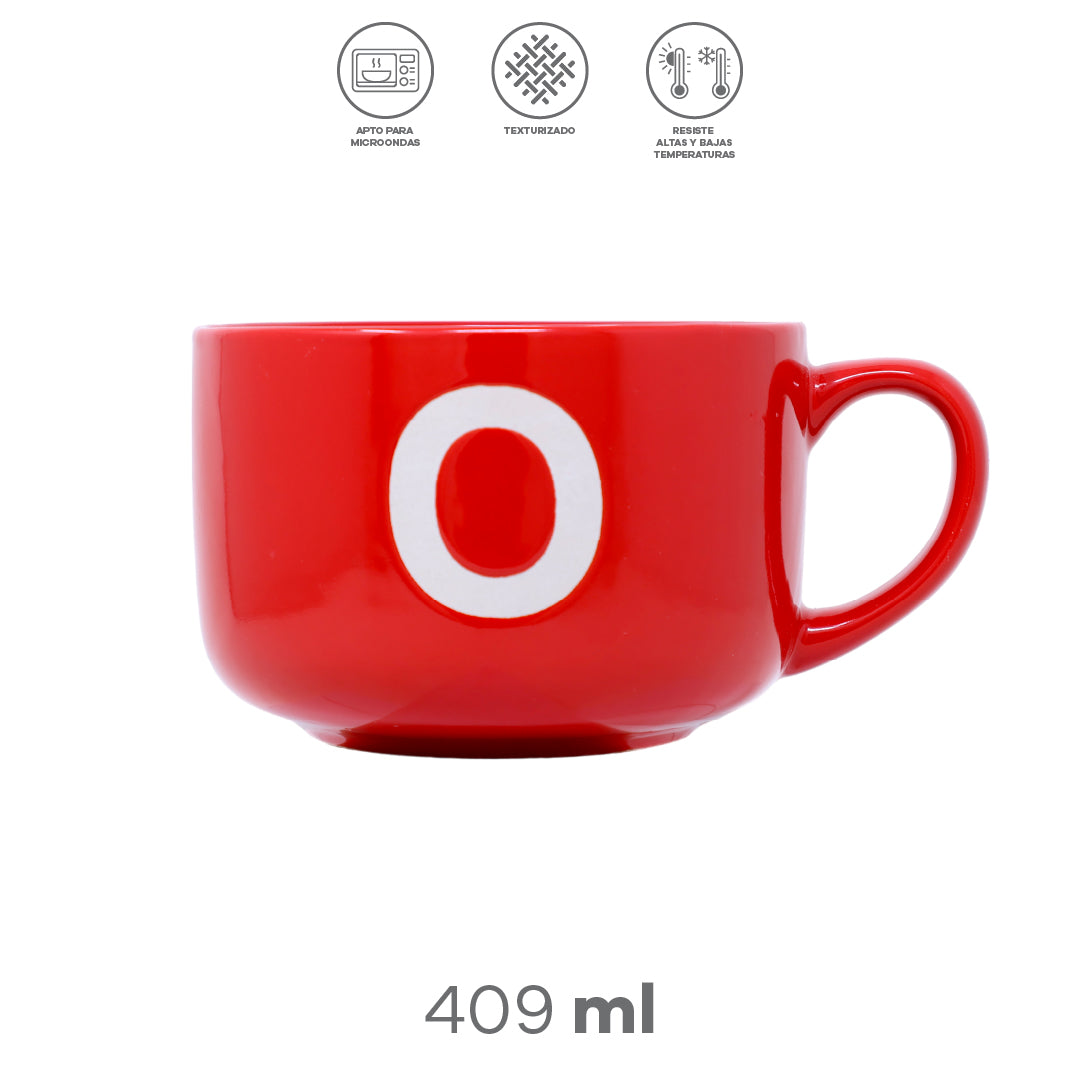 Vajilla Joy Navidad Set Individual - Cerámica Roja 7 piezas