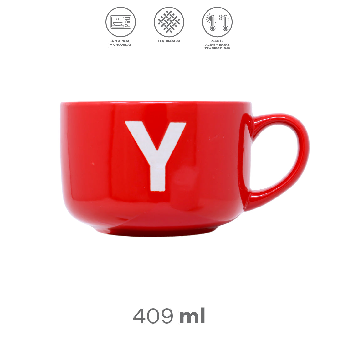 Vajilla Joy Navidad Set Individual - Cerámica Roja 7 piezas