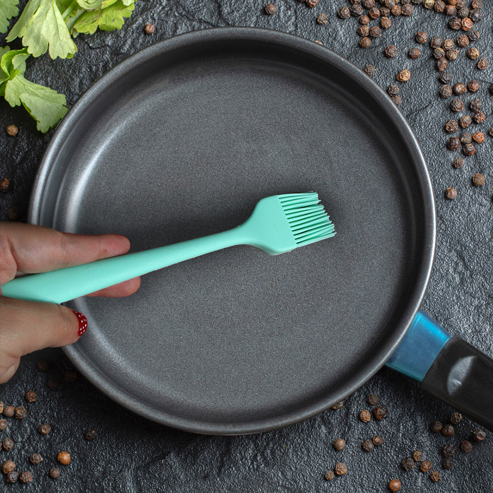 Juego de Utensilios de Silicona, Color Menta - 10 pzs