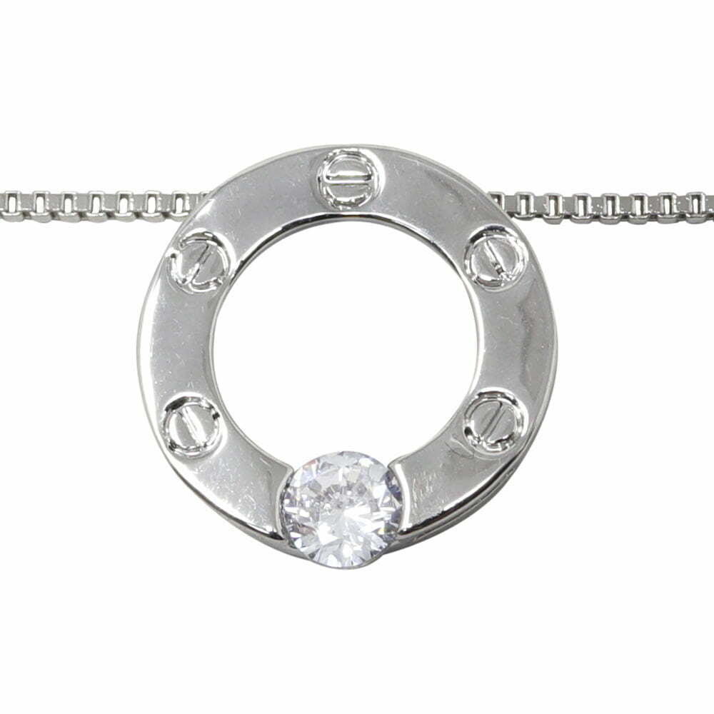 Cadena con Dije de Anillo y Piedras Preciosas – Diseño Sofisticado y Elegante