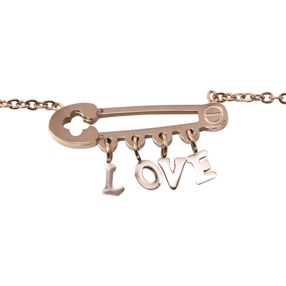 Cadena con Dije Llavero Love Oro Rosa - Ideën