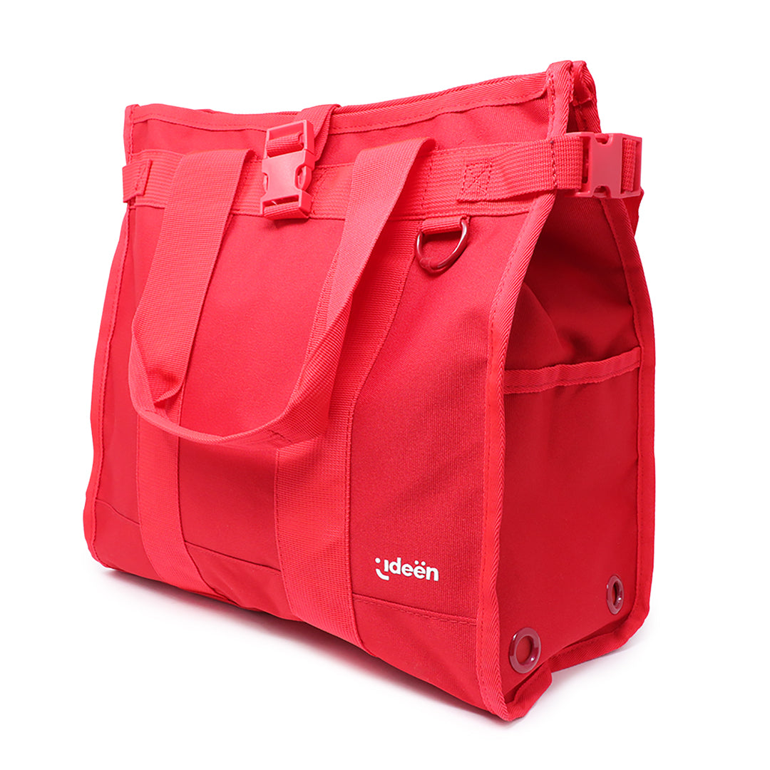 Bolso Organizador Multiuso Rojo con Broches y Argolla Multiuso