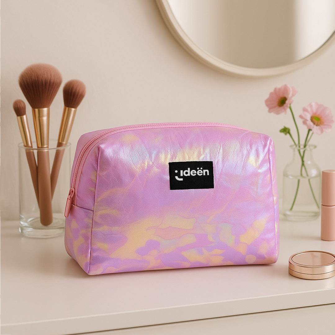 Cosmetiquera Fiuscia con 12 Brochas de Maquillaje