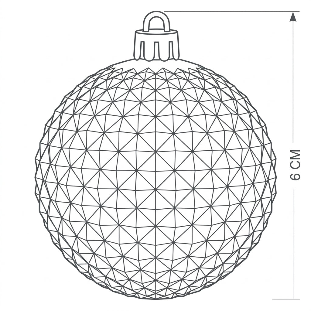 Set de Esferas Adornos para Árbol de Navidad 16 pz