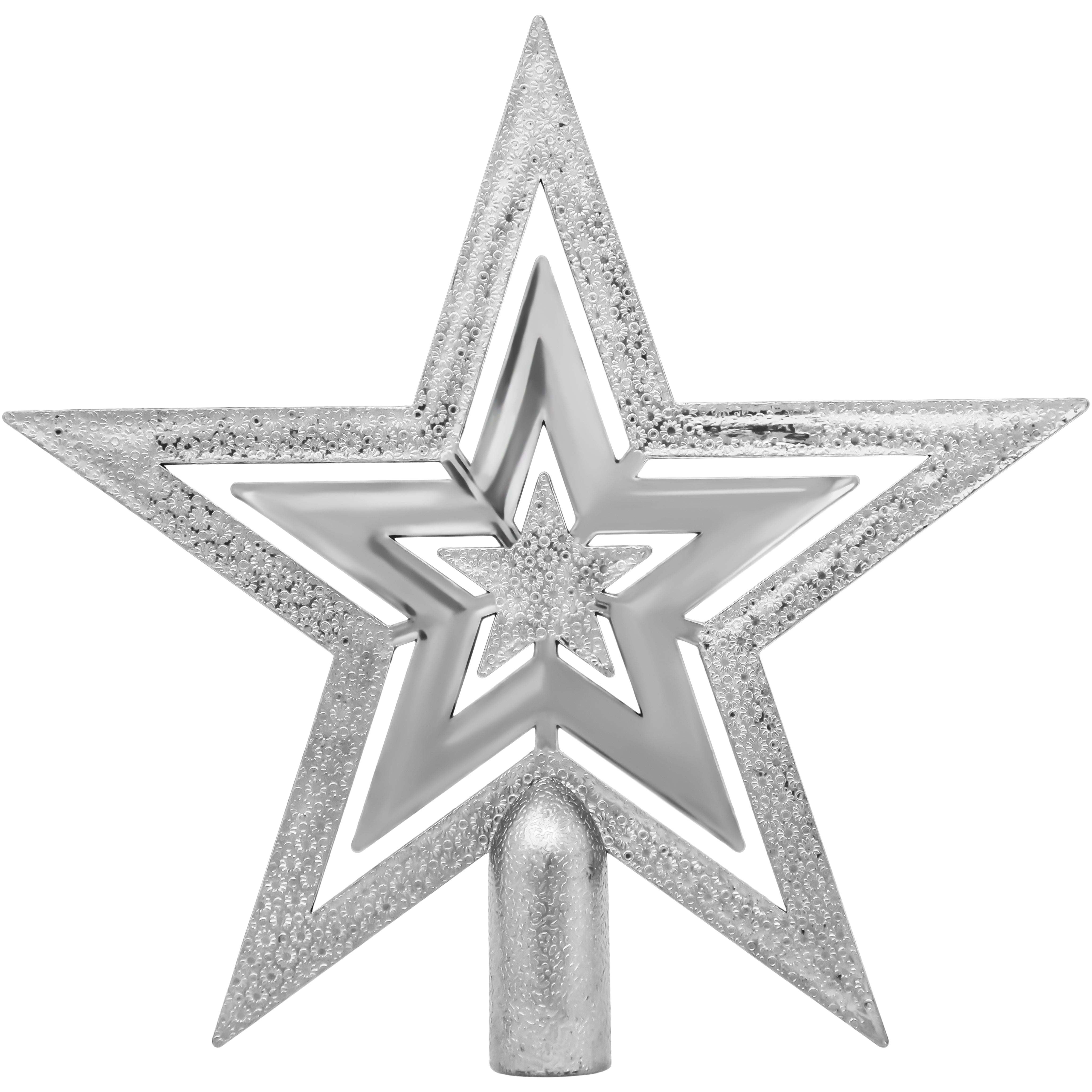 Estrella para Árbol de Navidad - Plateada