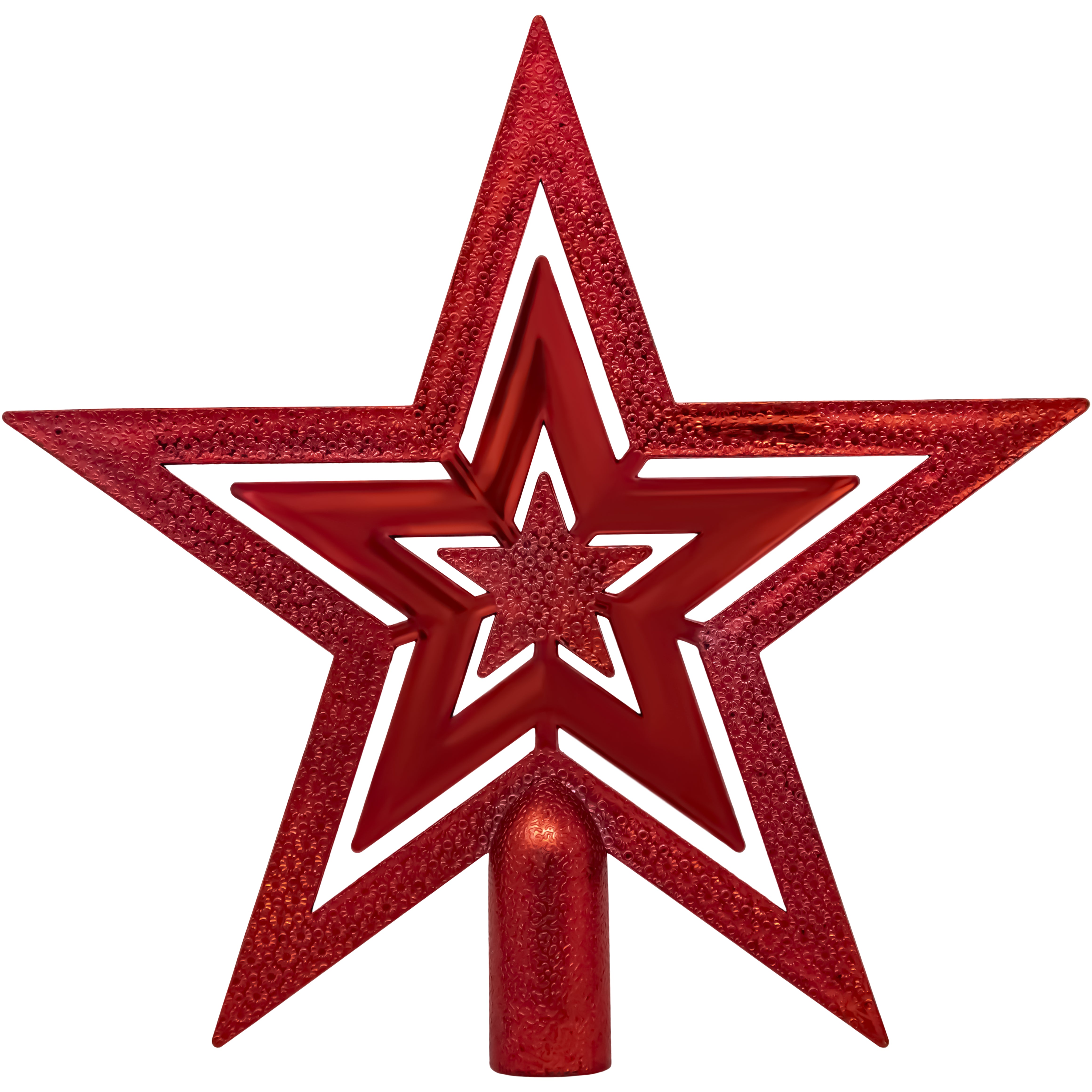 Estrella para Árbol de Navidad - Roja