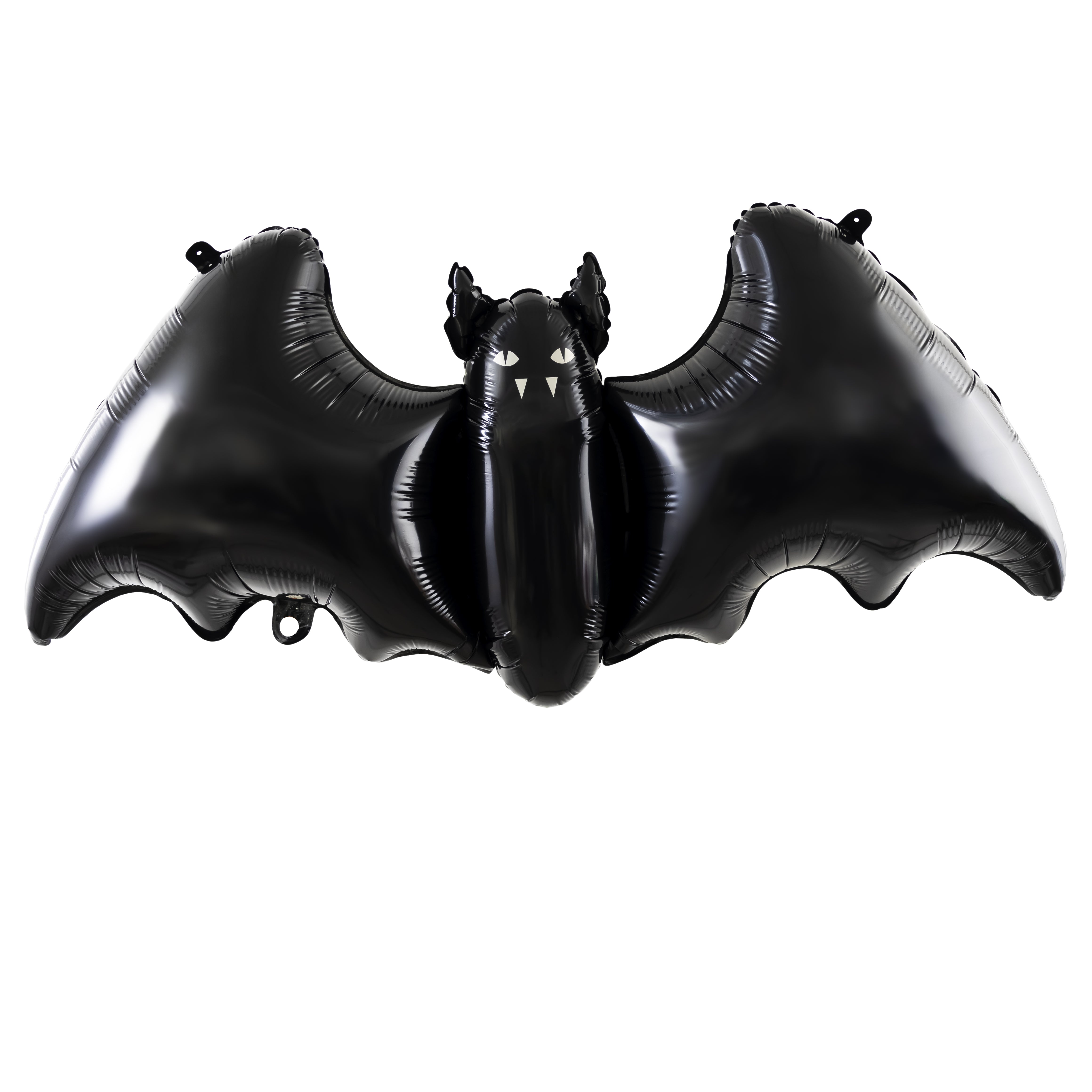 Globo Metálico de Murciélago Negro - Halloween