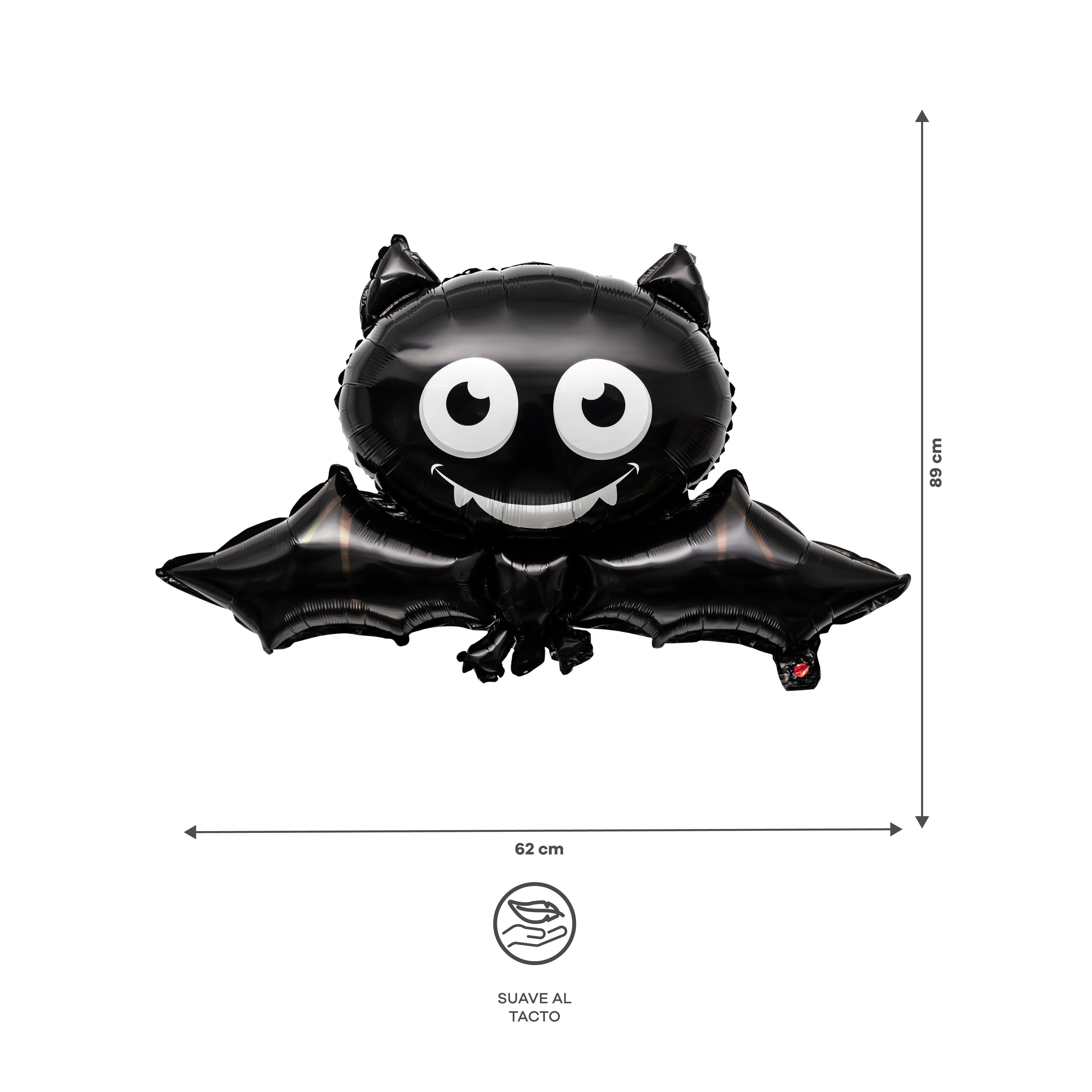 Set de 3 Globos de Halloween: Murciélagos y Gato Negro