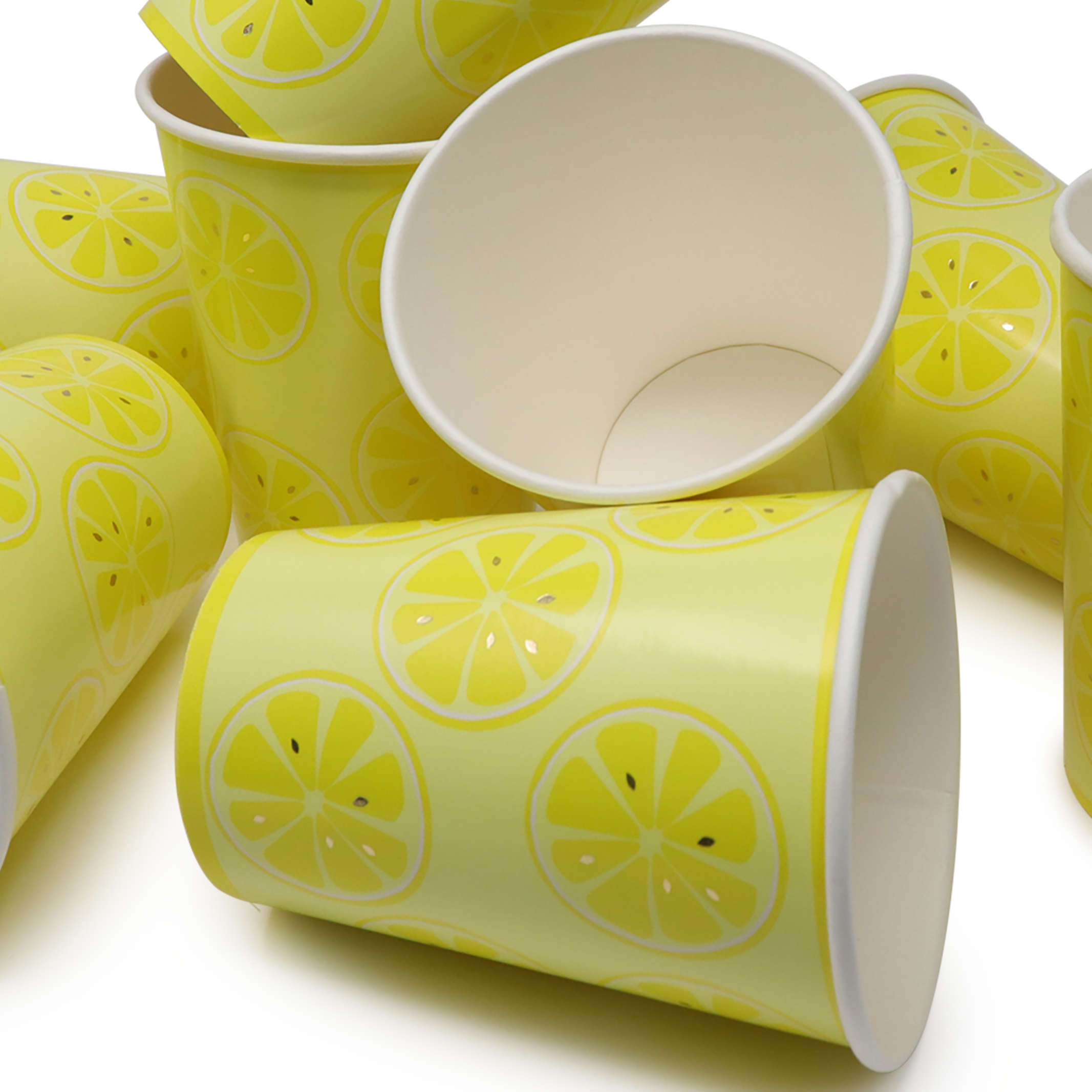 Kit de Fiesta Cítrica Lima: Platos, Vasos, Cubiertos, Popotes, Servilletas y Decoración