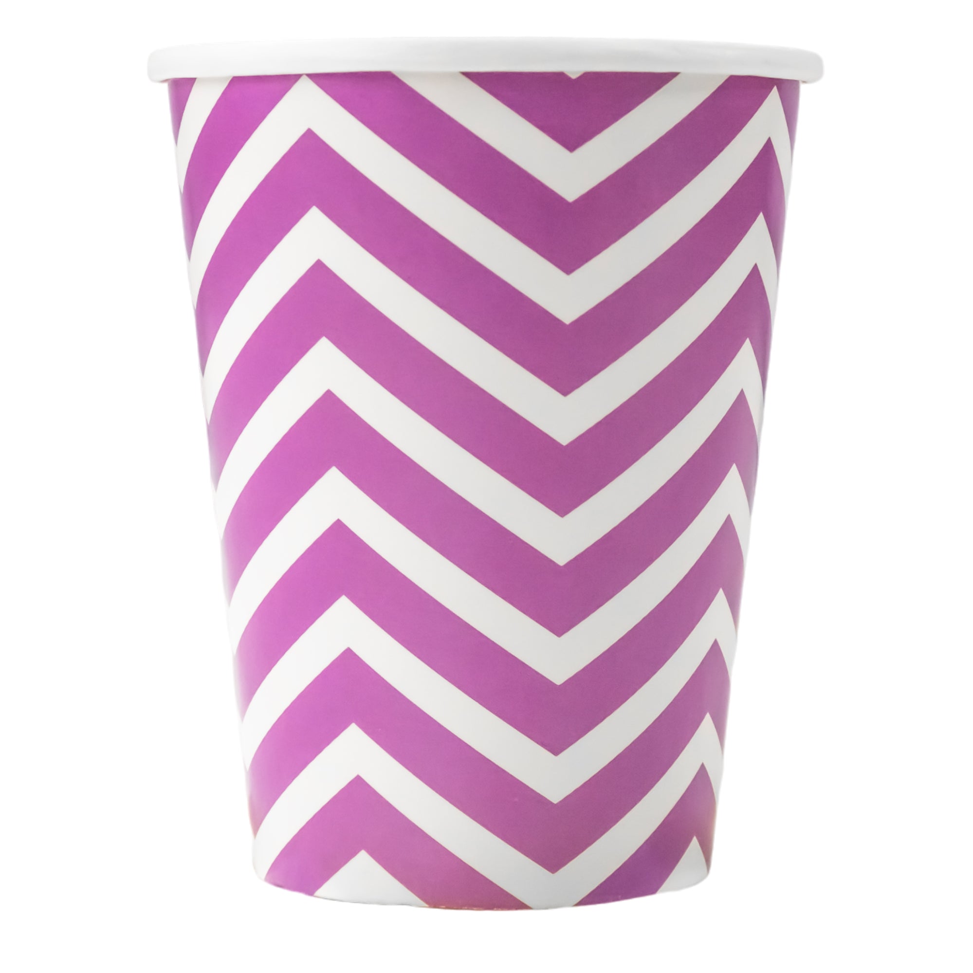 Vaso Zigzag Morado 8 Piezas 270 ml