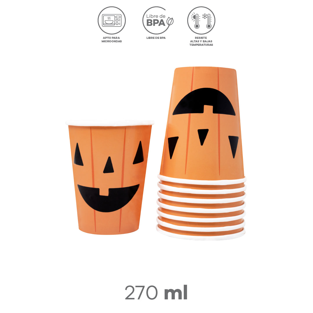 Set de Fiesta para Halloween - Calabaza