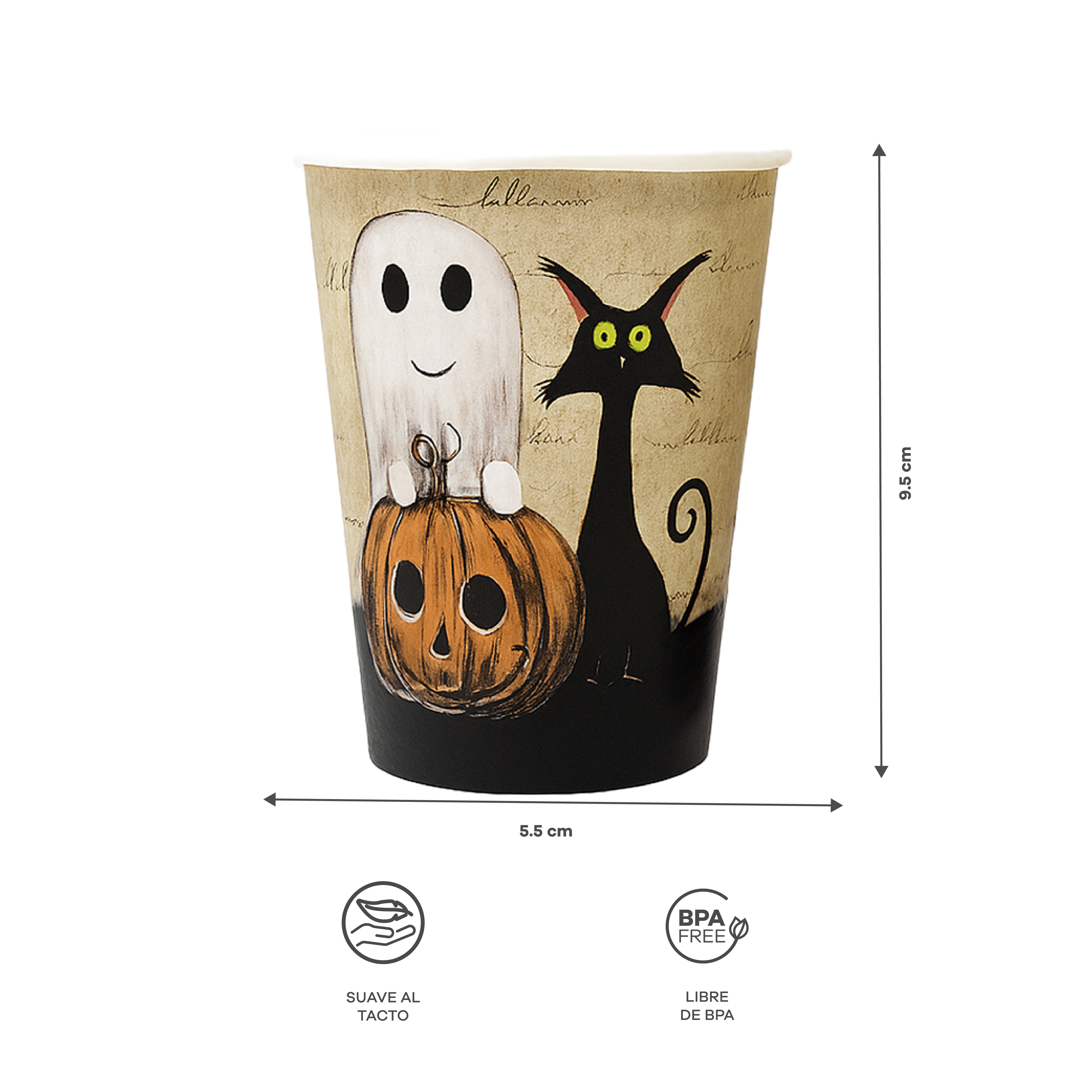 Set de Fiesta Halloween - Platos, Vasos y Servilletas