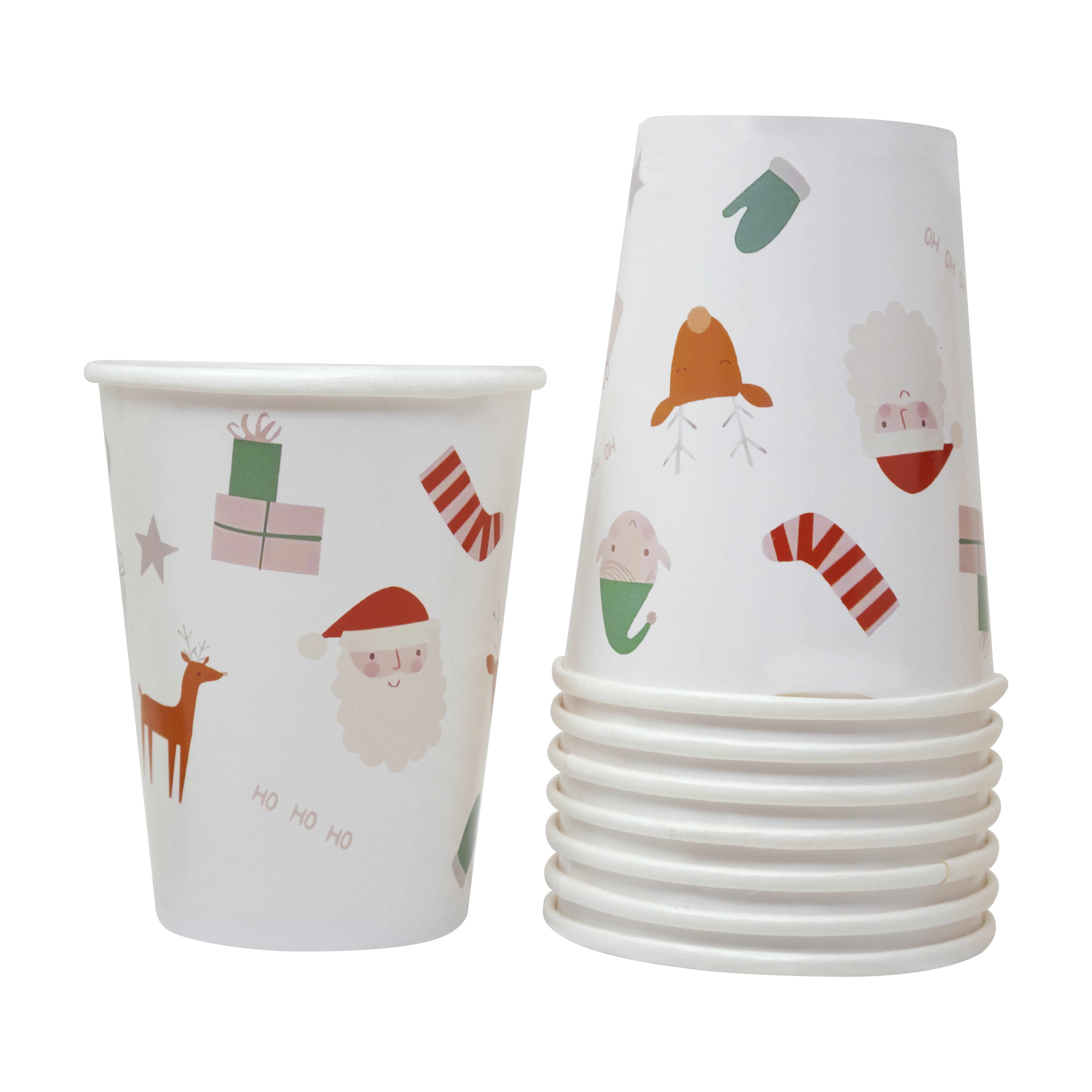 Set de Fiesta Desechable para Navidad - Santa
