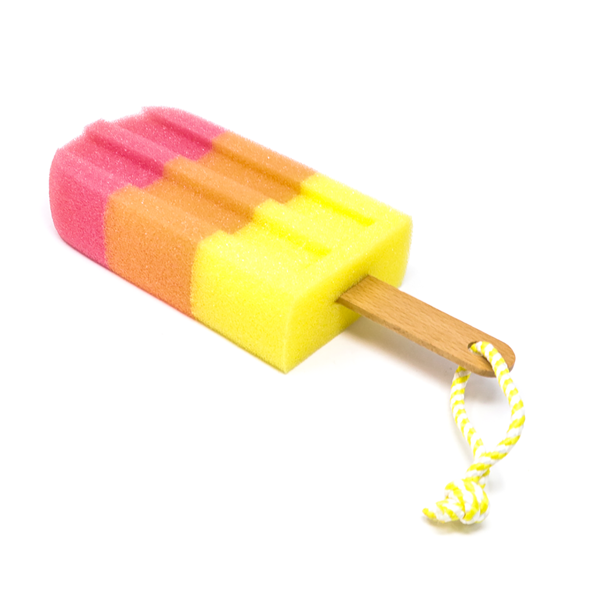 Esponja limpiadora forma de paleta de helado 14 cm