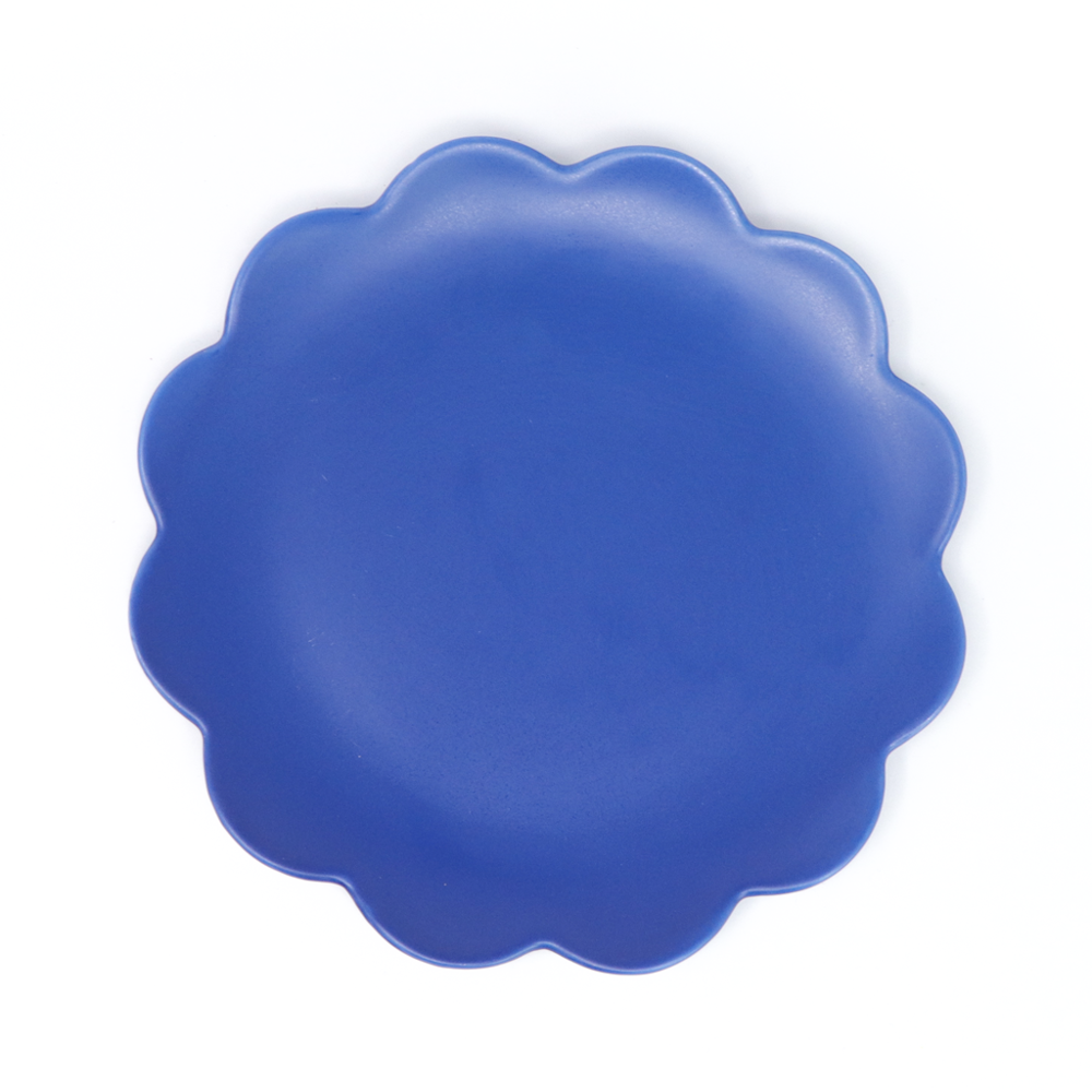 Plato de Cerámica Forma Flor 19 cm - Varios Colores