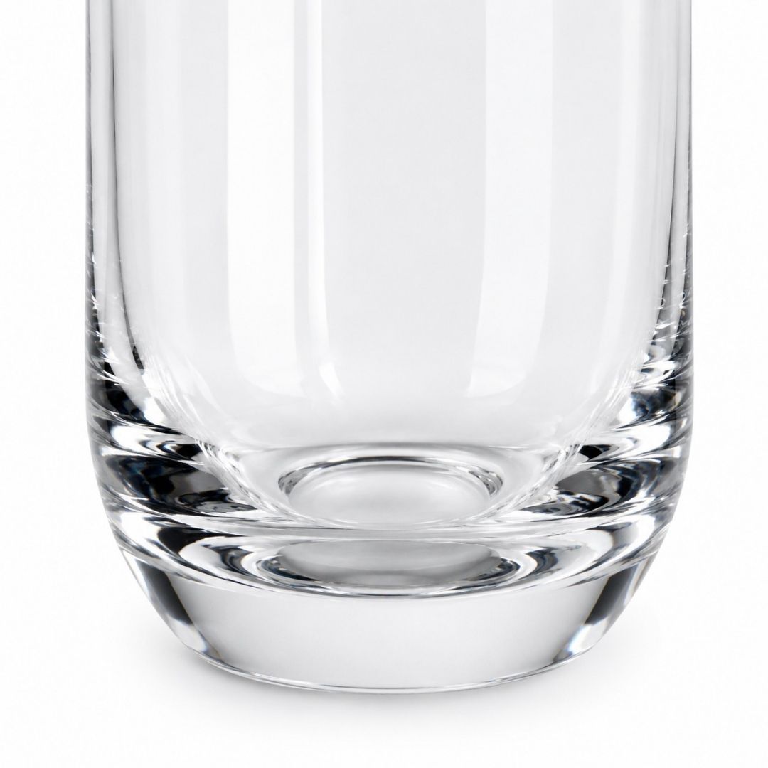 Set de 6 Vasos Altos de Cristal Transparentes - 250 ml