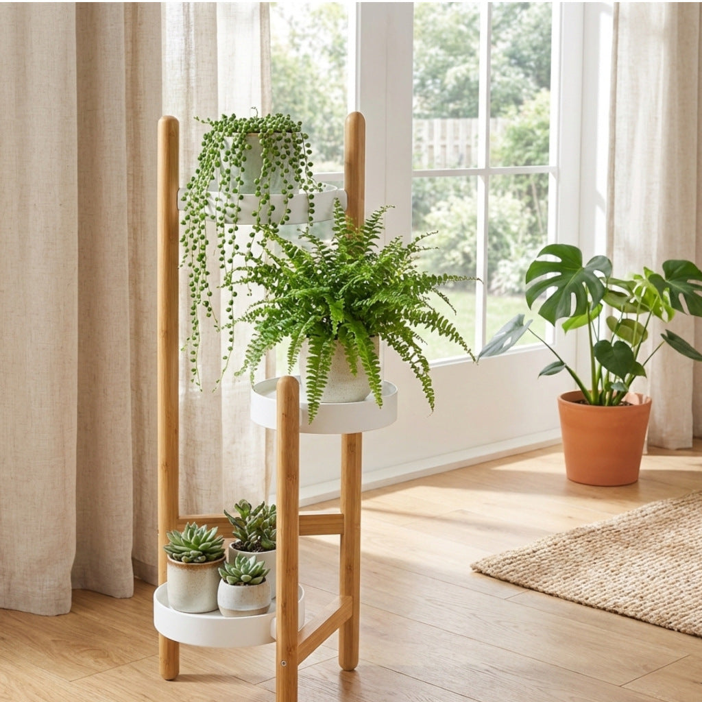 Soporte para Plantas de 3 Niveles