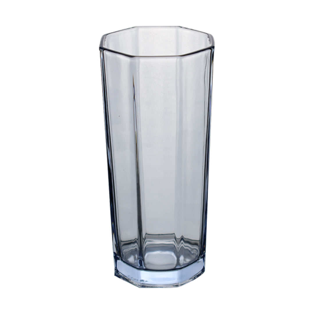Set de 6 Vasos Transparentes Azules – 260 ml