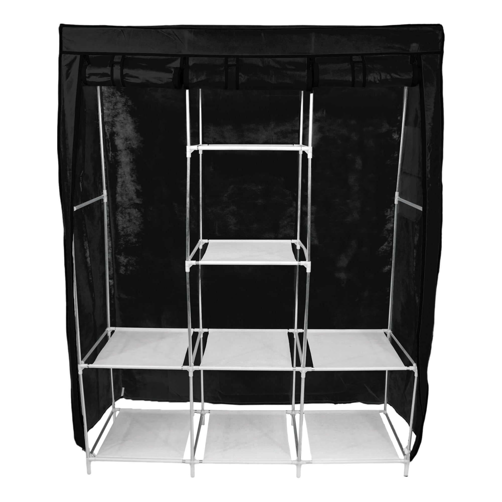 Armario de Tela Grande - Color Negro