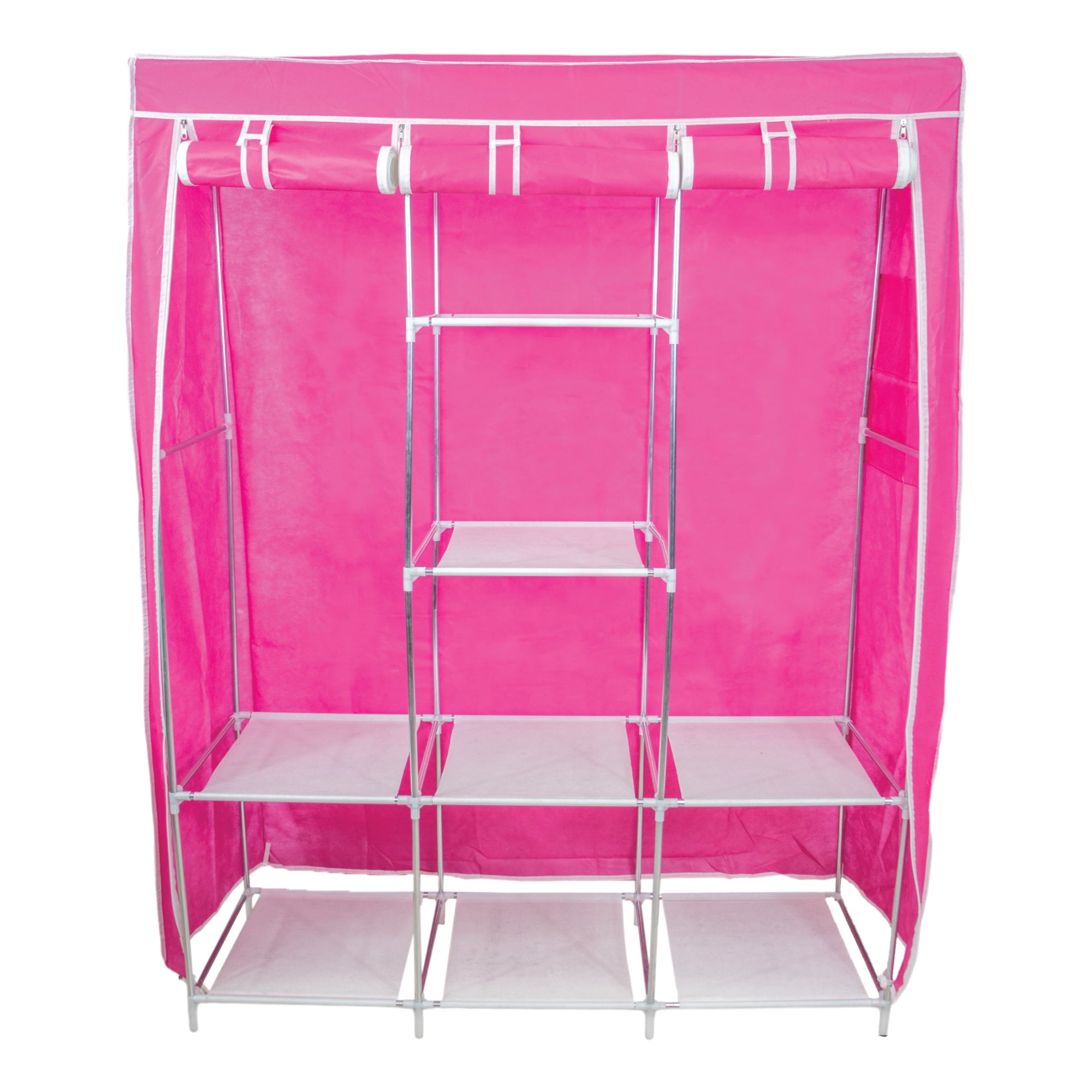 Armario de Tela Grande - Color Rosa