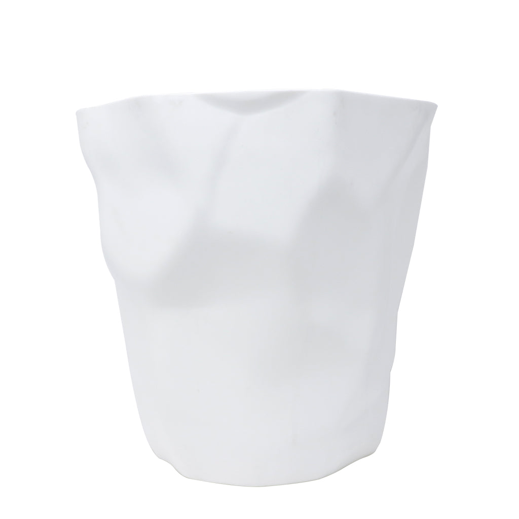 Bote De Basura Geométrico - Color Blanco