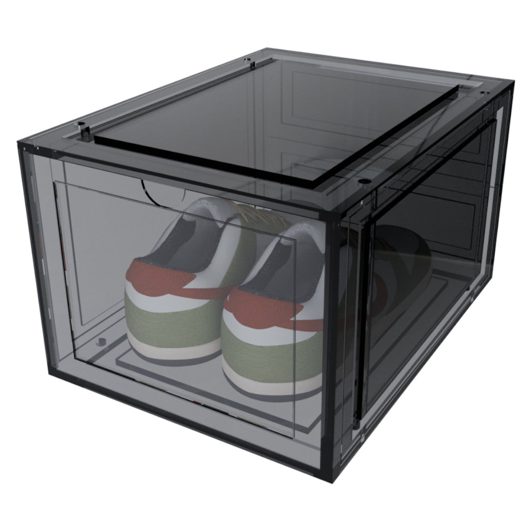 Caja Para Zapatos Color Humo