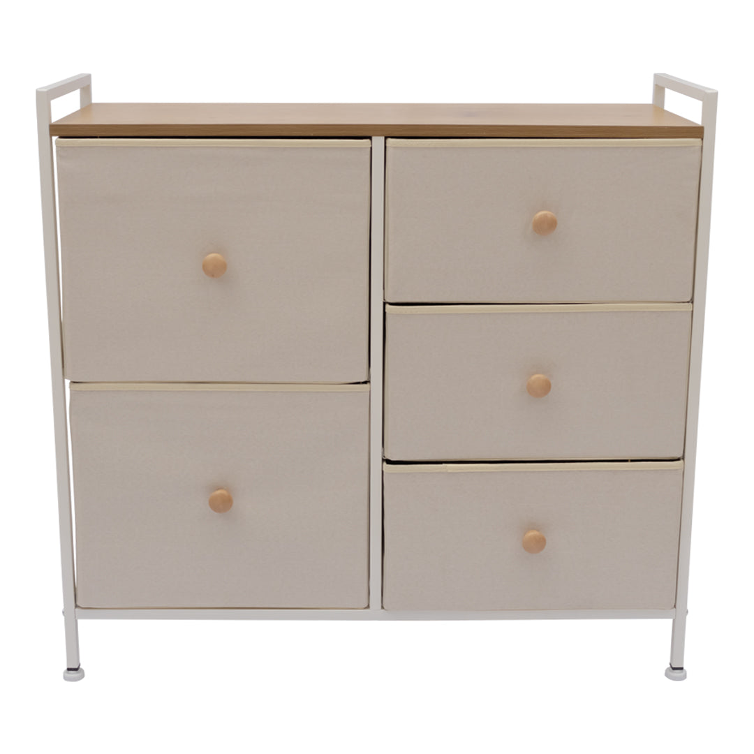 Cajonera de 5 Cajones - Color Beige