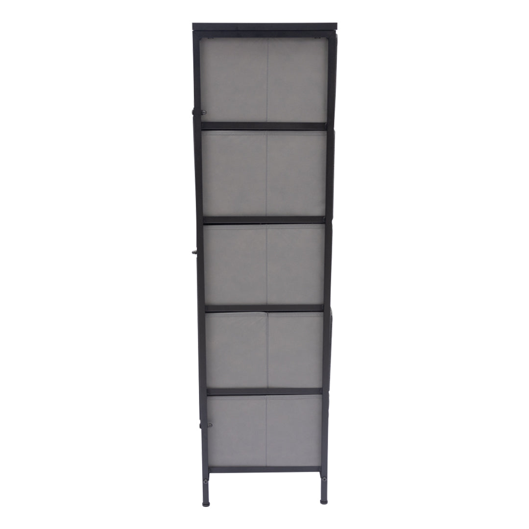 Cajonera Vertical Gris de 5 Cajones