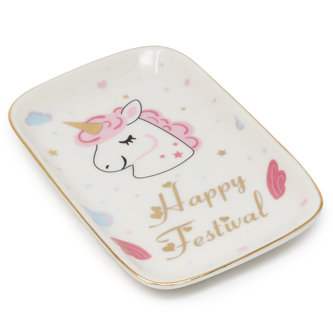 Charola para Joyería Cerámica 15.5 x 10.5 cm – Varios Diseños