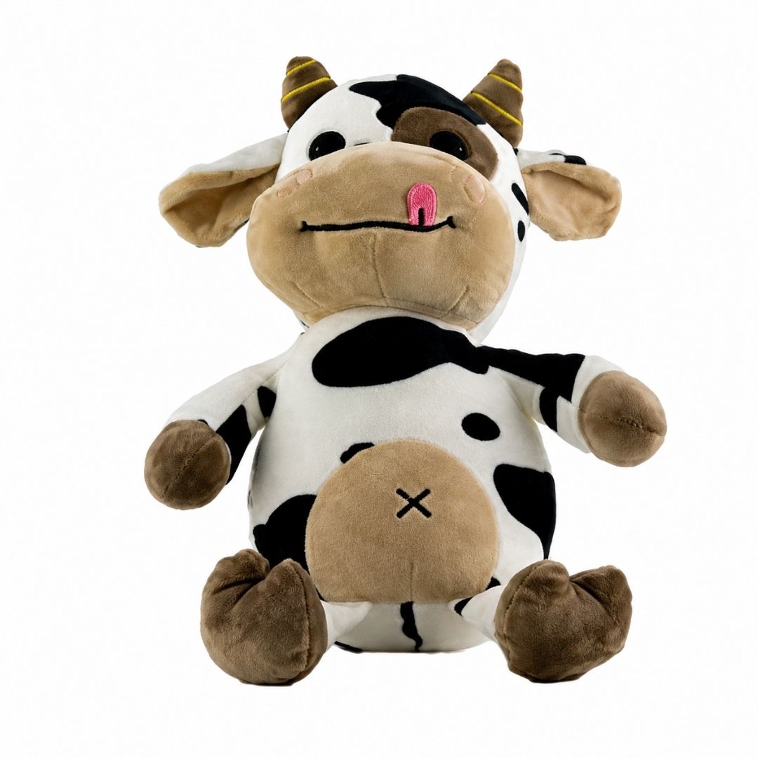 Muñeco Suave de Peluche - Diseño Vaca