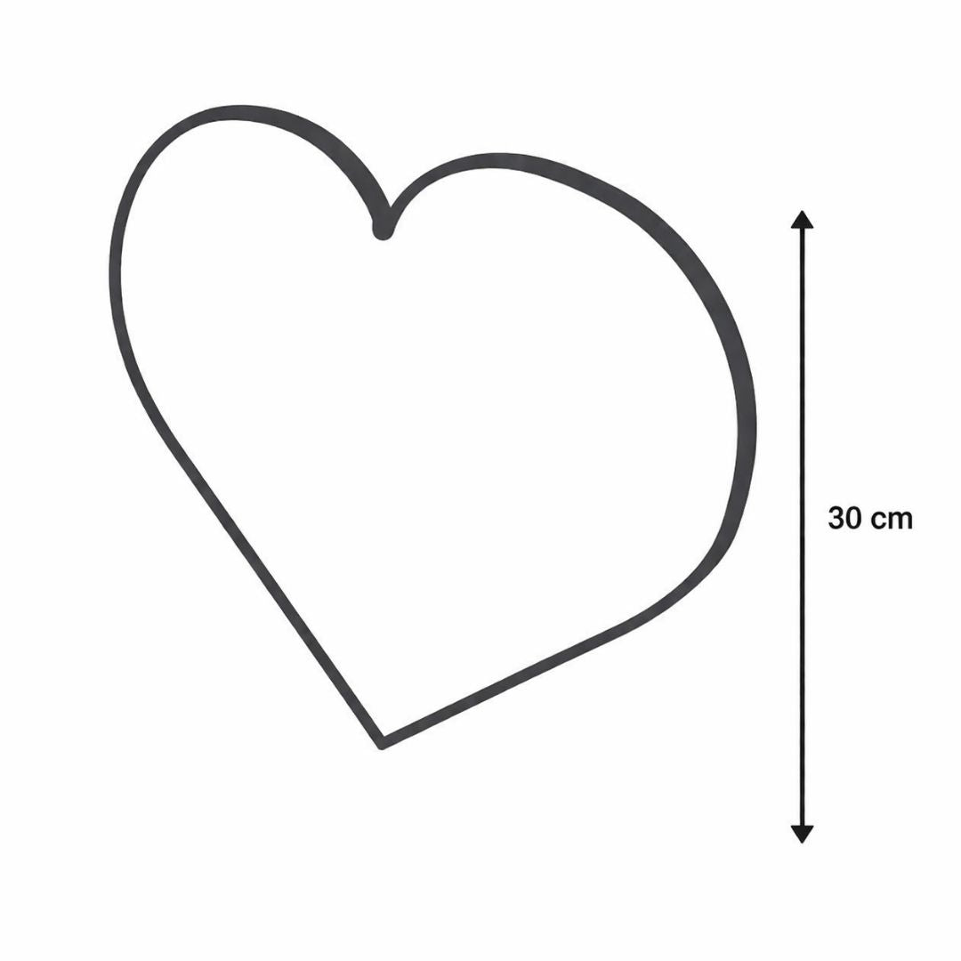 Sticker tipo Espejo de Cristal Adhesivo Corazón