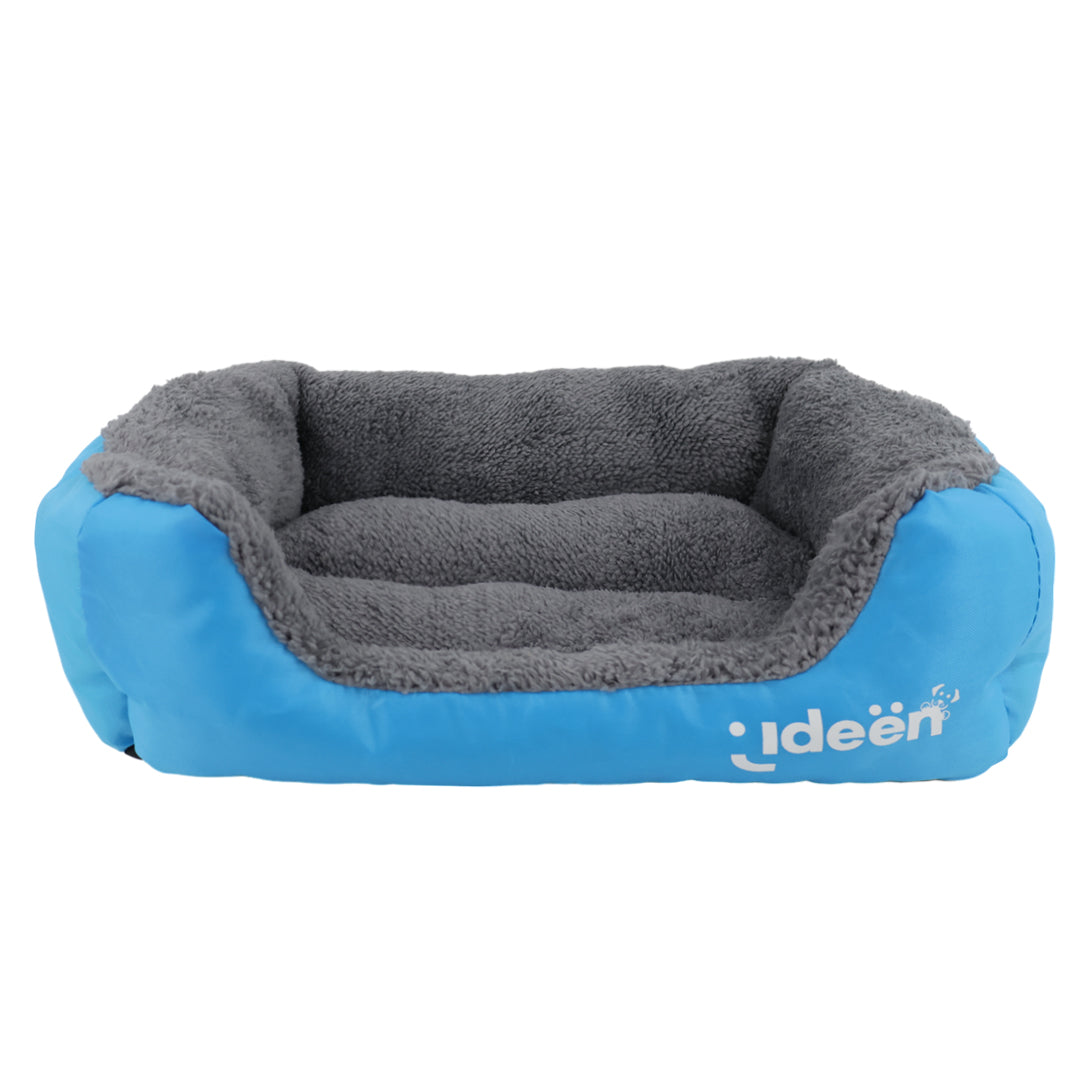 Cama para Mascota Azul y Gris - Grande