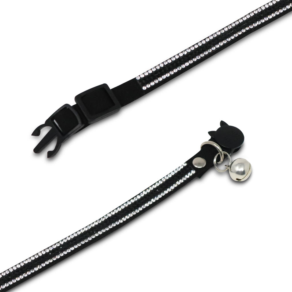 Collar de Gato con Cascabel y Hebilla de Seguridad - 30 cm