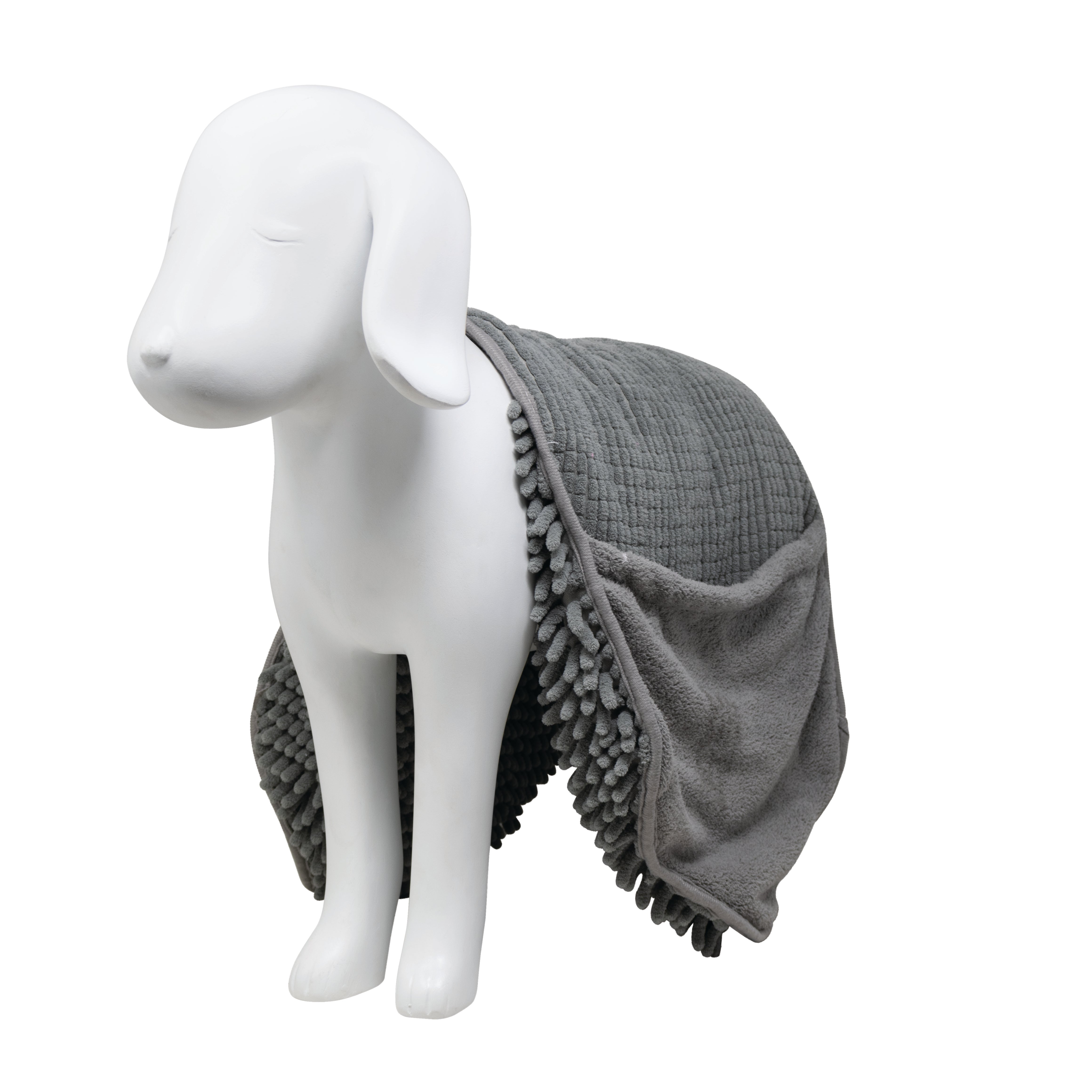 Kit Mascota: Porta Bolsas, Plato Lento Azul y Toalla